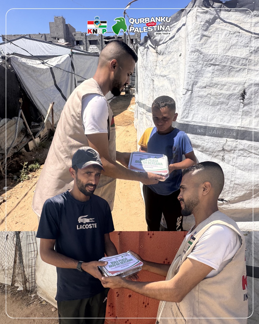 Buka Puasa Arafah untuk 17.500 Jiwa di Jalur Gaza (26 mei 2026)
